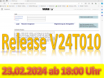 23. Februar 2024: Release 6.9.0 (V24T010) wird ab 18:00 Uhr eingespielt